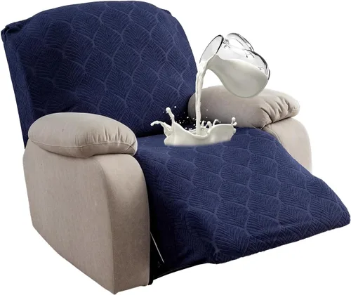Vista 31 de Funda para Silla Reclinable 100% Impermeable, 1 Pieza Fundas Elásticas para Sofá Reclinable Lavables para Silla Reclinable para Mascotas, Perros