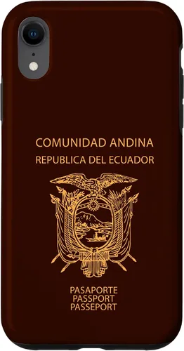 Vista 10 de Funda para iPhone 12 Pro Max Ecuador, pasaporte de Ecuador, bandera de Ecuador