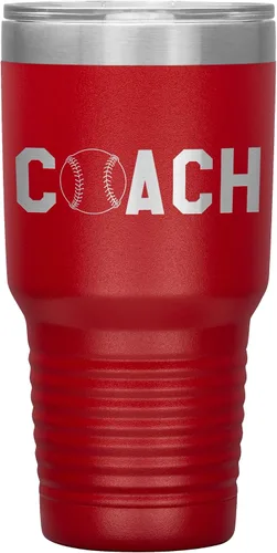 Vista 11 de Vaso de entrenador de béisbol, regalo de entrenador de béisbol, 30 onzas, con aislamiento, grabado de acero inoxidable, color negro