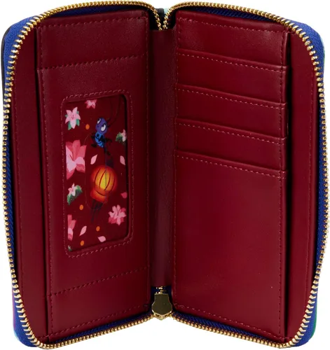 Vista 4 de Loungefly CARTERA DISNEY MULAN CASTILLO CON CREMALLERA