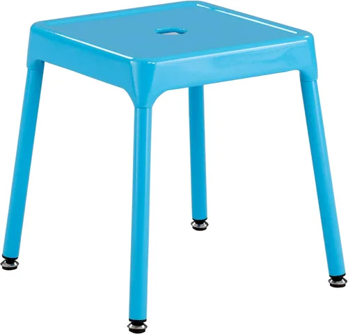 Vista 2 de Safco Taburete, 29", ilumina tu espacio con colores brillantes y estilo moderno, 4 pies de goma para antideslizante y no daña pisos, rojo