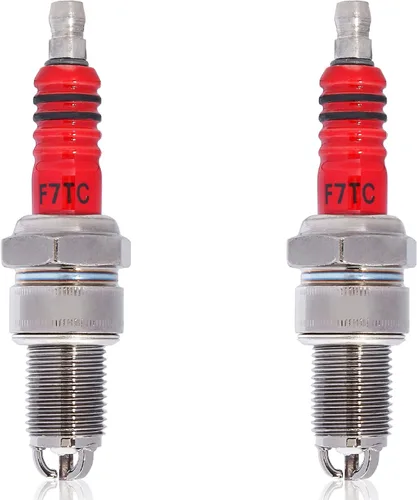 Vista 10 de Bujía de 3 electrodos F7TC para generador GX120 GX160 GX200 GX240 GX270 GX340 GX390 cortacésped tractor rotulador motosierra bomba de agua Go Kart