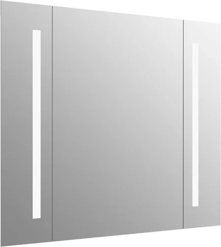 Vista 16 de KOHLER 99001-NA Verdera - Botiquín de baño de 15 pulgadas de ancho x 30 pulgadas de alto con espejo de aumento, gabinete de pared de baño empotrado