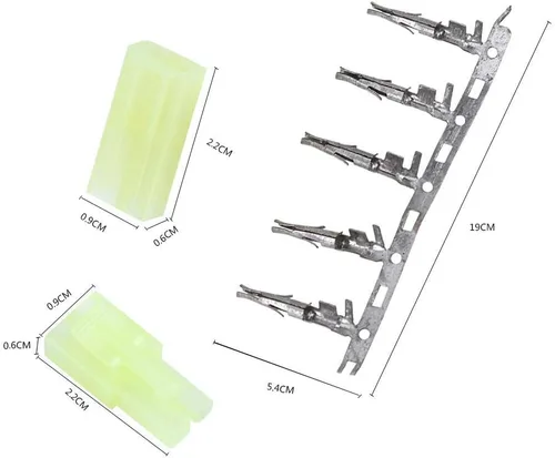 Vista 9 de 5 pares mini macho y hembra conector de enchufe para aviones RC NiMH aviones