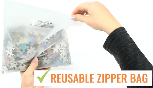 Vista 8 de Rompecabezas de 1000 piezas para adultos, linda chica con bicicleta en coloridas hojas y flores de otoño, rompecabezas desafiante perfecto