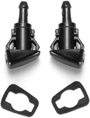 Vista 6 de Boquillas de limpiaparabrisas delantero, kit de rociador para parabrisas - Para: Dodge, Ram, Jeep - Reemplaza OEM #: 4805742AB, 5116079AA
