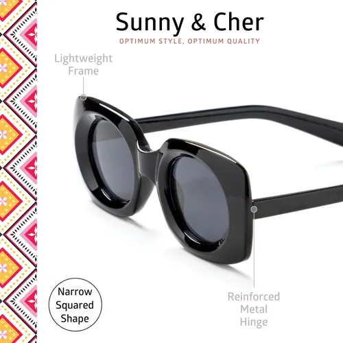 Vista 39 de OPTIMUM OPTICAL Gafas de sol protectoras UV atemporales para hombres y mujeres