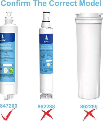 Vista 2 de 847200 Filtro de agua de repuesto para Fisher & Paykel 847200 (paquete de 2)