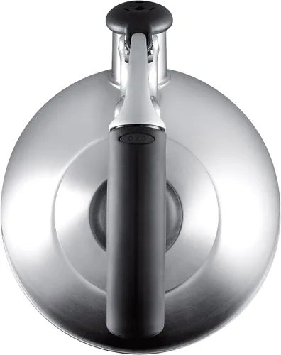 Vista 5 de OXO Good Grips - Pava para té, acero inoxidable pulido, Cepillado, Cepillado inoxidable