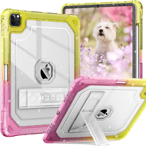 Vista 11 de ZoneFoker Funda para iPad Pro 12.9 Pulgadas 6ª/5ª/4ª/3ª Generación 2022/2021/2020/2018, Funda Protectora Esbelta y Resistente para iPad Pro 12.9