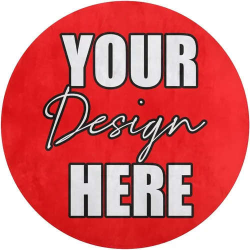 Vista 34 de Alfombra redonda personalizada para añadir tu propio texto/imagen/logotipo/foto, tapete antideslizante personalizado para puerta, alfombra de área