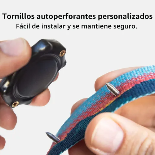 Vista 4 de Elevation Lab TagVault AirTag - Soporte para collar de perro (individual) - IP69 impermeable, no cuelga, se adapta a todos los collares de ancho