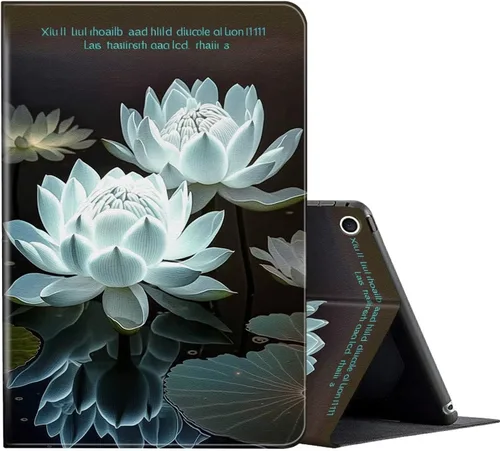 Vista 9 de Funda para todas las tabletas Amazon Kindle Fire 7 (9ª/7ª/5ª generación, versión 2019/2017/2015), funda inteligente con soporte deslizante