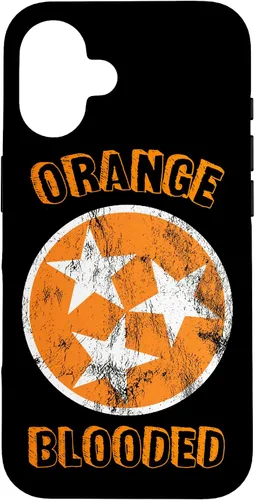 Vista 32 de Tennessee Fan Orange Blooded Vol Sports Fan State Flag TN Case for iPhone 17