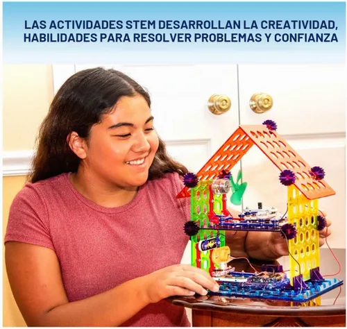Vista 3 de Snap Circuits Elenco Kit de construcción de electrónica para el hogar de Snap Circuits para niños a partir de 8 años