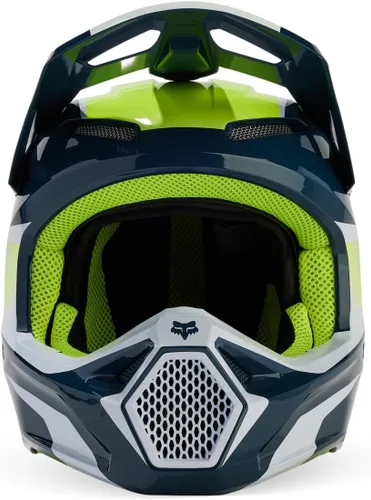 Vista 2 de Fox Racing Casco unisex V1 para motocross para motocross, índigo oscuro, talla XL