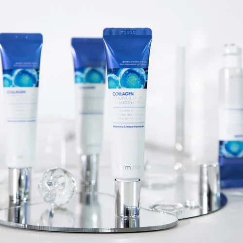 Vista 7 de Farmstay Collagen Water - Suero para ojos con rodamiento húmedo completo – Suero debajo de los ojos reduce arrugas y líneas finas – Producto