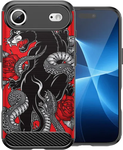 Vista 23 de CasesOnDeck Case Compatible with [Apple iPhone 17 Air/iPhone 17 Air Case] Pictorial Patterned TPU Design Case Flexible Slim and Elegant (Astronaut)