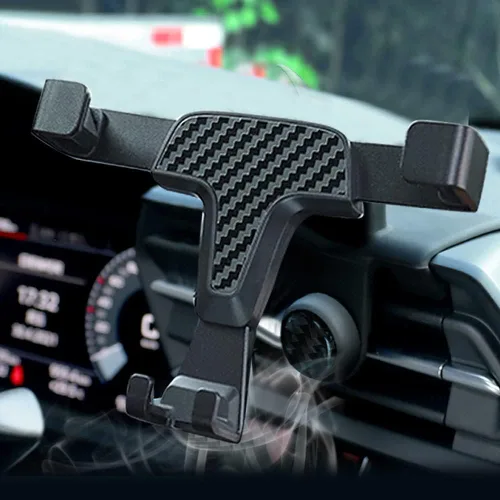 Vista 2 de ITrims Soporte de teléfono de coche para Audi A3 2020 2021 Soporte de tablero de automóvil, soporte ajustable para teléfono celular, soporte