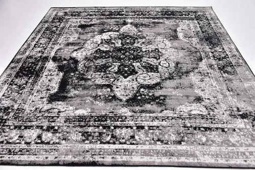 Vista 136 de Unique Loom Colección Sofia - Alfombra de área Salle Garnier (7' 1" x 10' Rectángulo, Borgoña/ Marfil)