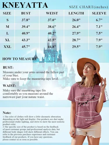 Vista 6 de Camiseta de Never Grow Up para mujer divertida camiseta del Reino mágico camisetas inspiradas en las fiestas para jóvenes regalos de fiesta