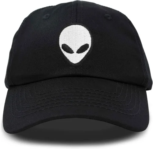 Vista 27 de DALIX Gorra de béisbol Alien Head para hombre y mujer Beige