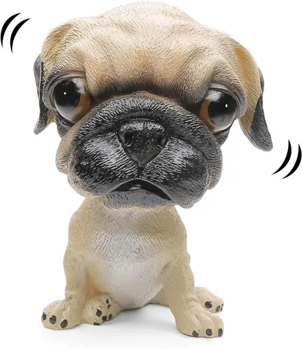 Vista 15 de Bobble Head - Perros para tablero de instrumentos de automóvil, lindas cabezas temblorosas, decoración de automóvil para cachorros (Chihuahua)