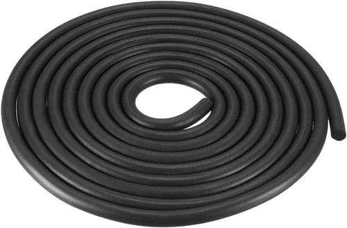 Vista 11 de uxcell Tira de sellado de goma de espuma Burlete 3mm de diámetro 3 metros de largo Negro