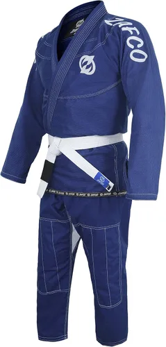 Vista 5 de Jiu Jitsu Gi BJJ Gi brasileño para hombre uniforme de Kimonos ligero preencogido con cinturón blanco