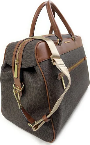 Vista 3 de Michael Kors Bolsa de viaje grande con funda para carrito marrón