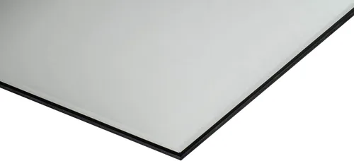 Vista 3 de Red Co. Espejo decorativo grande para colgar en la pared con borde biselado sin marco de 9 x 12 pulgadas, rectangular