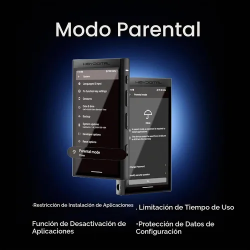 Vista 8 de HiBy Reproductor de MP3 digital M300 Android con Bluetooth y reproductor de transmisión WiFi Android 13 Snapdragon 665 HiFi Audio (PCM/DSD) Radio FM