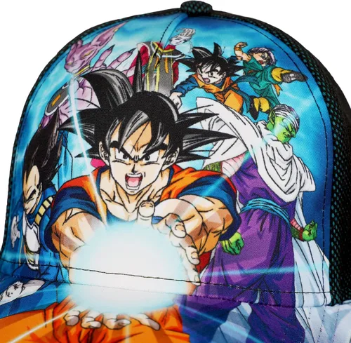 Vista 5 de Gorra de Dragon Ball Z para niños y niñas con estampado completo, DBZ