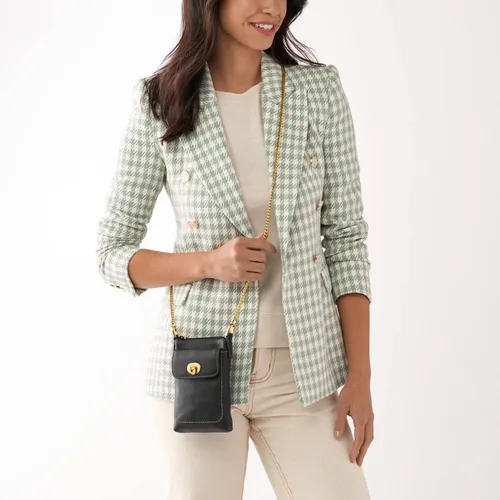 Vista 4 de Fossil Bolso bandolera Harper de cuero ecológico con solapa grande para mujer