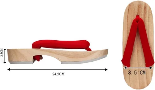Vista 4 de Nezuko Cosplay Clogs Kochou Clog Rengoku Geta Tanjirou Clog Iguro Obanai Geta Flip Flops with Socks