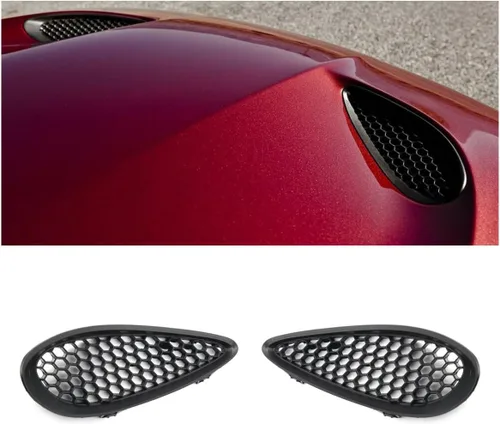 Vista 7 de Bisel de ajuste de ventilación del capó delantero para Jeep Grand Cherokee SRT 2012-2019 2013