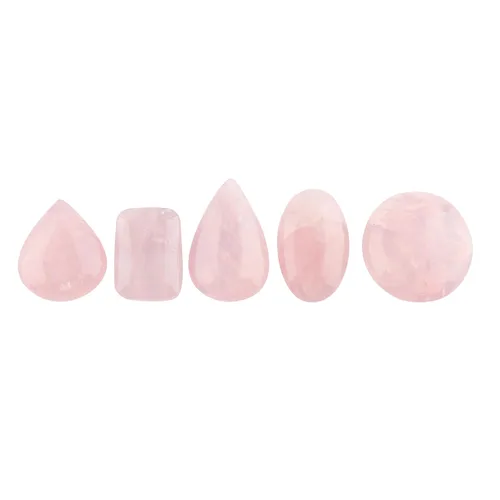Vista 19 de CRYSTALIS Al por mayor 5 piezas de piedra preciosa natural K2 jaspe suelta en bruto, cabujones para hacer joyería, piedras pulidas de chakra