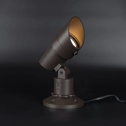 Vista 5 de WAC Iluminación de paisaje, LED de voltaje de línea de 120 V, luz de acento de tamaño mediano con ángulo de haz ajustable y control de brillo