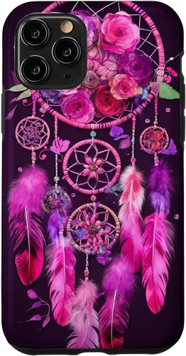 Vista 29 de Feather and Flower Dream Catcher Designed Case for iPhone 17