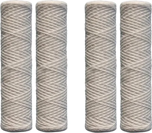 Vista 2 de CFS Paquete de 4 cartuchos de filtro de agua de sedimentos para heridas compatibles con modelos WHKF-WHSW - Elimina el mal sabor y el olor