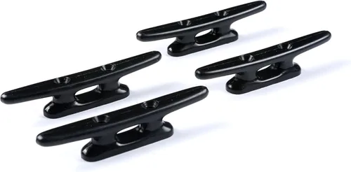 Vista 2 de Mxeol Tacos de nailon para lanchas, 4 pulgadas, 5 pulgadas, 6 pulgadas, 8 pulgadas, cuerda para kayak, color negro, para muelles de lanchas, kayaks