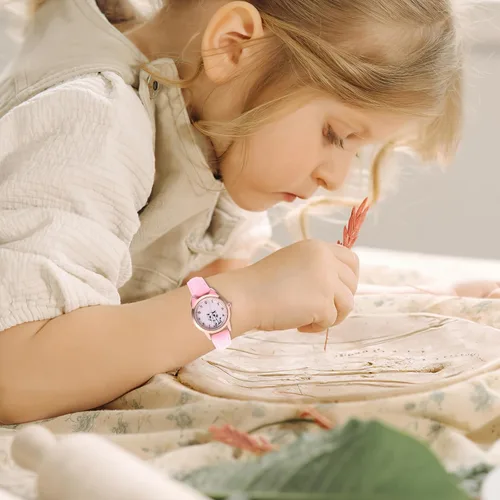 Vista 9 de TEHAUX Reloj de mujer, lindo reloj de pulsera con patrón de dibujos animados para mujer, Relojes de cuarzo