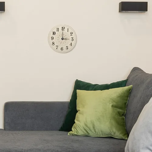 Vista 7 de Cabilock - Esfera redonda de 5.51 pulgadas, repuesto para reloj de pared, esfera de cuarzo, para proyectos de manualidades, placa frontal de metal