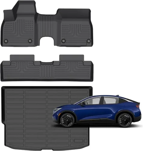 Vista 60 de Alfombrillas para Jeep Compass 2007-2016/2007-2016 Jeep Patriot/Dodge Caliber 2007-2012 para todo tipo de clima con forro de carga para automóvil