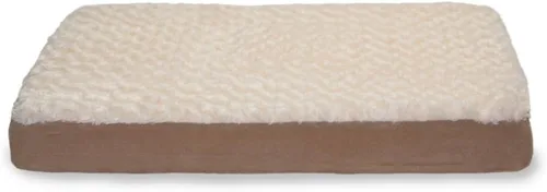 Vista 19 de Furhaven Cama de gel refrescante para perros medianos/grandes de hasta 55 libras con funda extraíble y lavable, colchón de gamuza y piel sintética