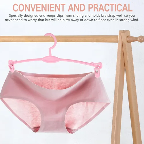 Vista 2 de 15 piezas de clips de plástico ropa interior pantalones Simplicity Shop ropa de secado pantalones abrigo con práctico sujetador perchero vestidos