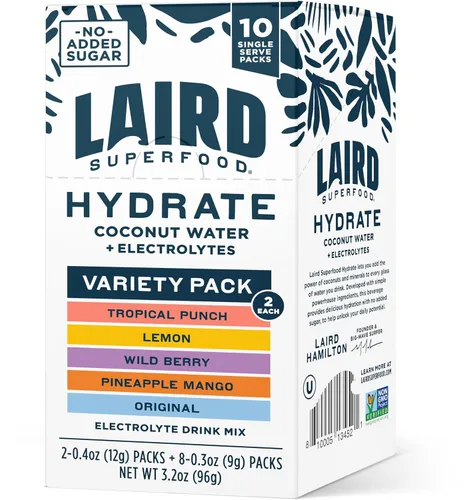 Vista 9 de Laird Superfood Hydrate - Agua de Coco Orgánica