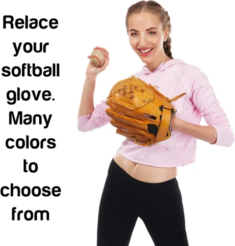 Vista 4 de Kit de encaje para guantes de sóftbol y béisbol, reparación de cordones de cuero para guantes de béisbol, relación de lujo, 2 cordones de cuero