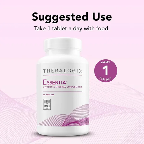 Vista 4 de Theralogix Essentia Multivitamínico para mujeres – Suministro para 90 días – Multivitamínico diario para mujer – Apoya la salud inmunológica