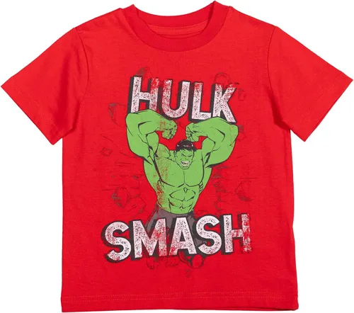 Vista 2 de Marvel Paquete de 2 camisetas para niños pequeños a niños grandes (2T - 18-20)